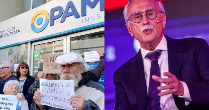 Reclamo de jubilados y el ministro de Salud Mario Lugones